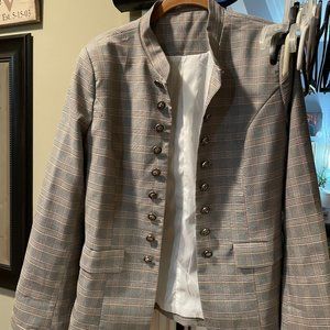Plaid Ladies Sport Jacket XL (New w/out tags)